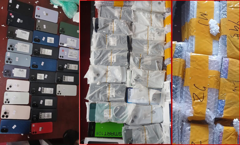 DCI Arrests Suspects with 900 Stolen Phones, 16 Tablets and Laptops in Nairobi