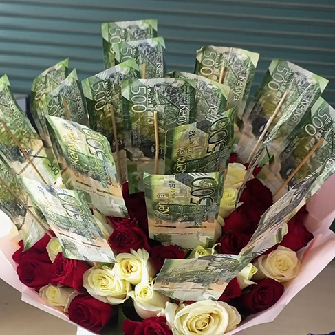 CBK Warns Kenyans Against Using Banknotes to Make Cash Bouquets