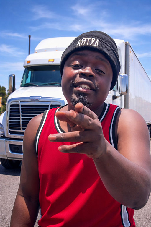 Kenyan TikToker Malcom Shares How He Became a Truck Driver in the US
