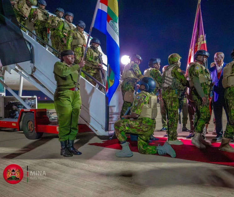 Haiti civilians protest departure of Kenyan police