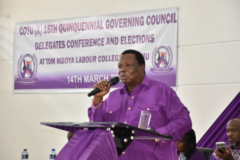 Atwoli Calls for 23% Minimum Wage Increase Ahead of Labour Day in Kenya