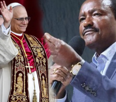 Kalonzo Writes to Pope Leo Seeking Prayers for Kenya’s Leadership and Peace