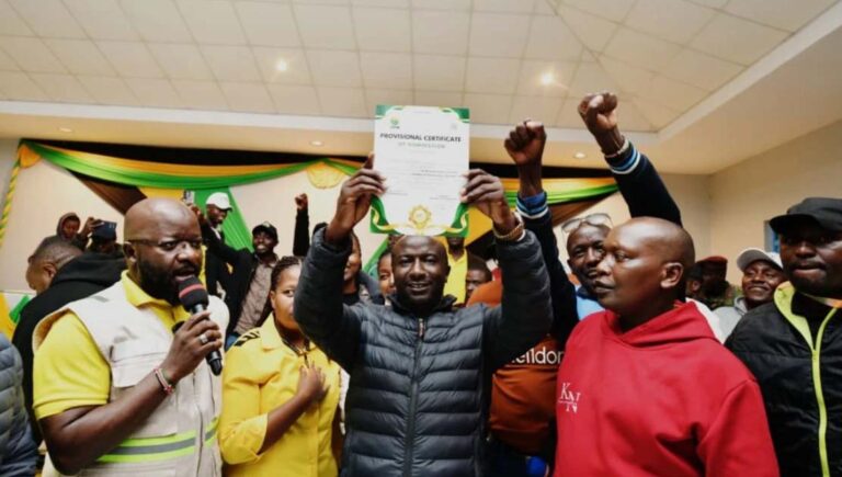 Samuel Muchina Wins UDA Nomination for Ol Kalou Parliamentary By-Election