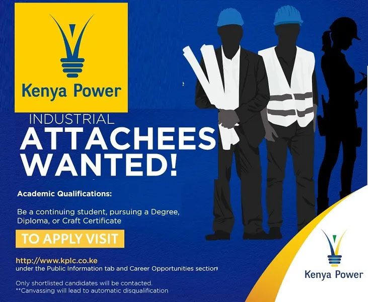 Kenya Power Opens Applications for September–November 2026 Industrial Attachment Kenya Power Opens Applications for September–November 2026 Industrial Attachment
