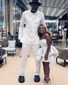 Bradley Marongo and singer Nadia Mukami