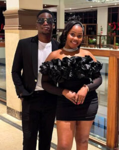 Jaymoh Decin and his girlfriend
