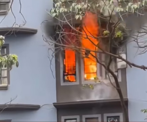 Fire Erupts at Lotus House Along Tom Mboya Street in Nairobi CBD Fire Erupts at Lotus House Along Tom Mboya Street in Nairobi CBD