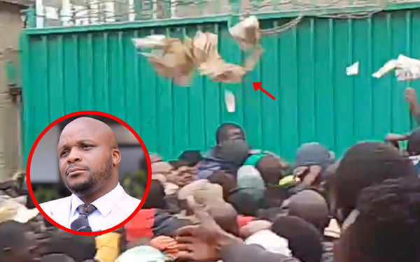 Jalang'o Throws Cash to Crowd Before Leaving Chaotic Kayole Rally Jalang'o Throws Cash to Crowd Before Leaving Chaotic Kayole Rally