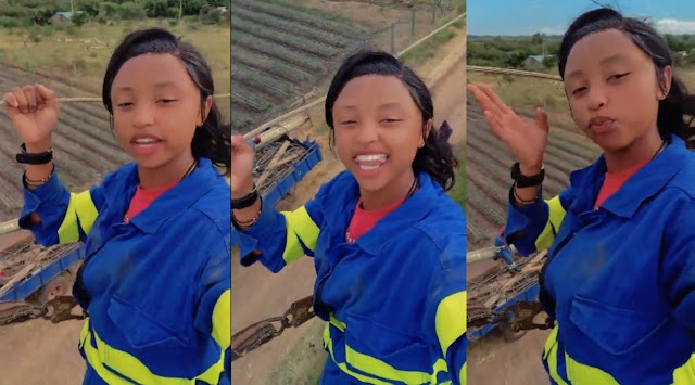 A Beautiful Gen Z Engineer Working for KPLC Impresses Kenyans After Sharing Video Climbing Electricity Pole while working in the field. A Beautiful Gen Z Engineer Working for KPLC Impresses Kenyans After Sharing Video Climbing Electricity Pole while working in the field.