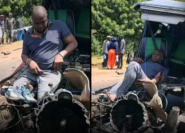 God of Another Second Chance: Truck Driver Miraculously Escapes Death in Horrific Nakuru-Nairobi Highway Crash Truck Driver Miraculously Escapes Death in Horrific Nakuru-Nairobi Highway Crash
