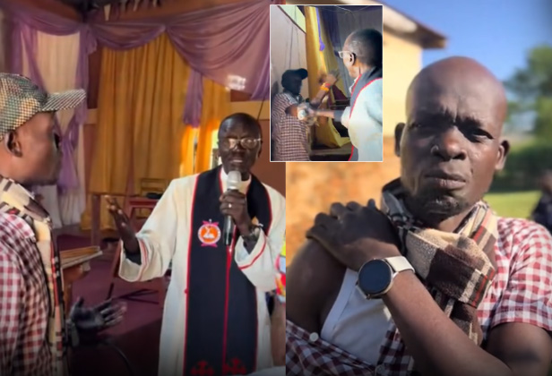 Drama in Church as Pastor Fights Political Leader Who Tried to Address Congregants at All Saints Church in Uganda Drama in Church as Pastor Fights Political Leader Who Tried to Address Congregants