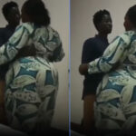 Lucky GenZ bagges himself a plus size Mumamaz, he shares a video of happy momement goofing arround with the woman.