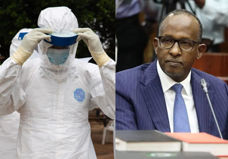 Aden Duale Breaks Silence on Travel Restrictions, Public Gatherings After Third Ebola Case Aden Duale breaks silence on travel restrictions, public gatherings after third Ebola case